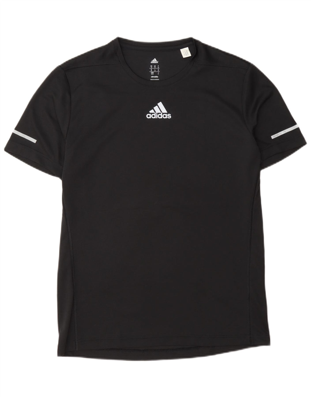 Maglietta Adidas Climalite da uomo media nera