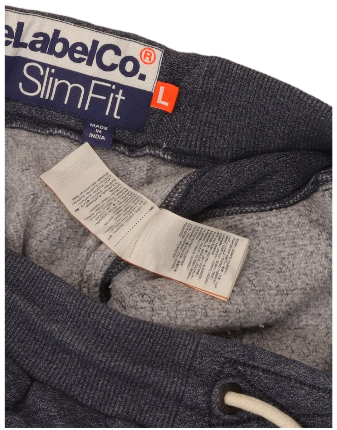 Pantaloni da tuta da uomo slim fit Superdry Joggers grandi blu navy screziati