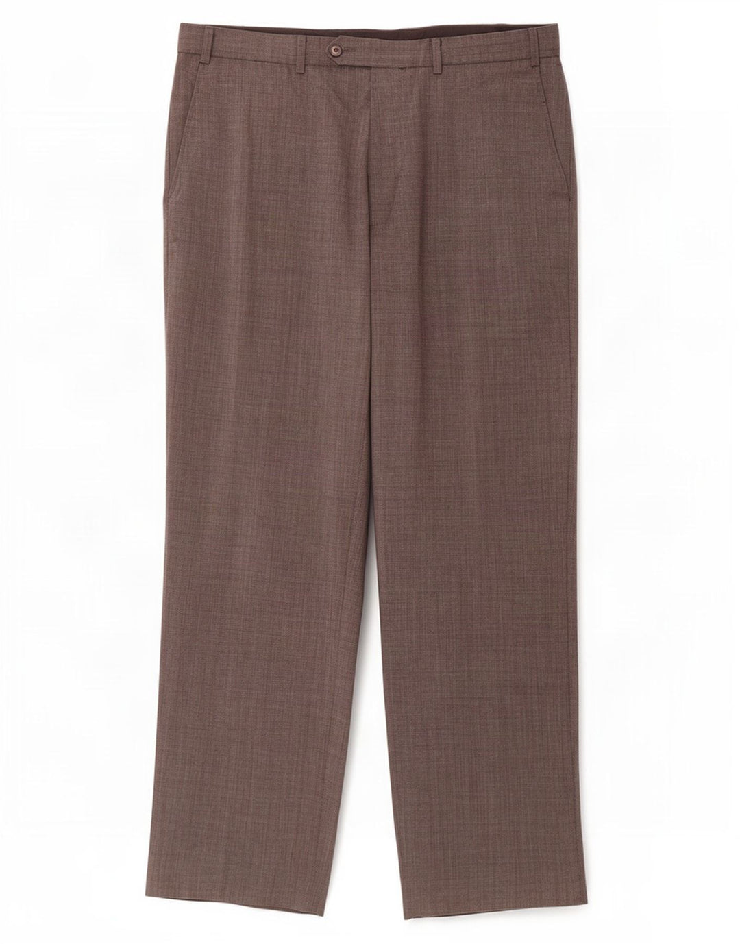 Pantaloni da abito dritti da uomo Marks & Spencer W36 L31 poliestere nero