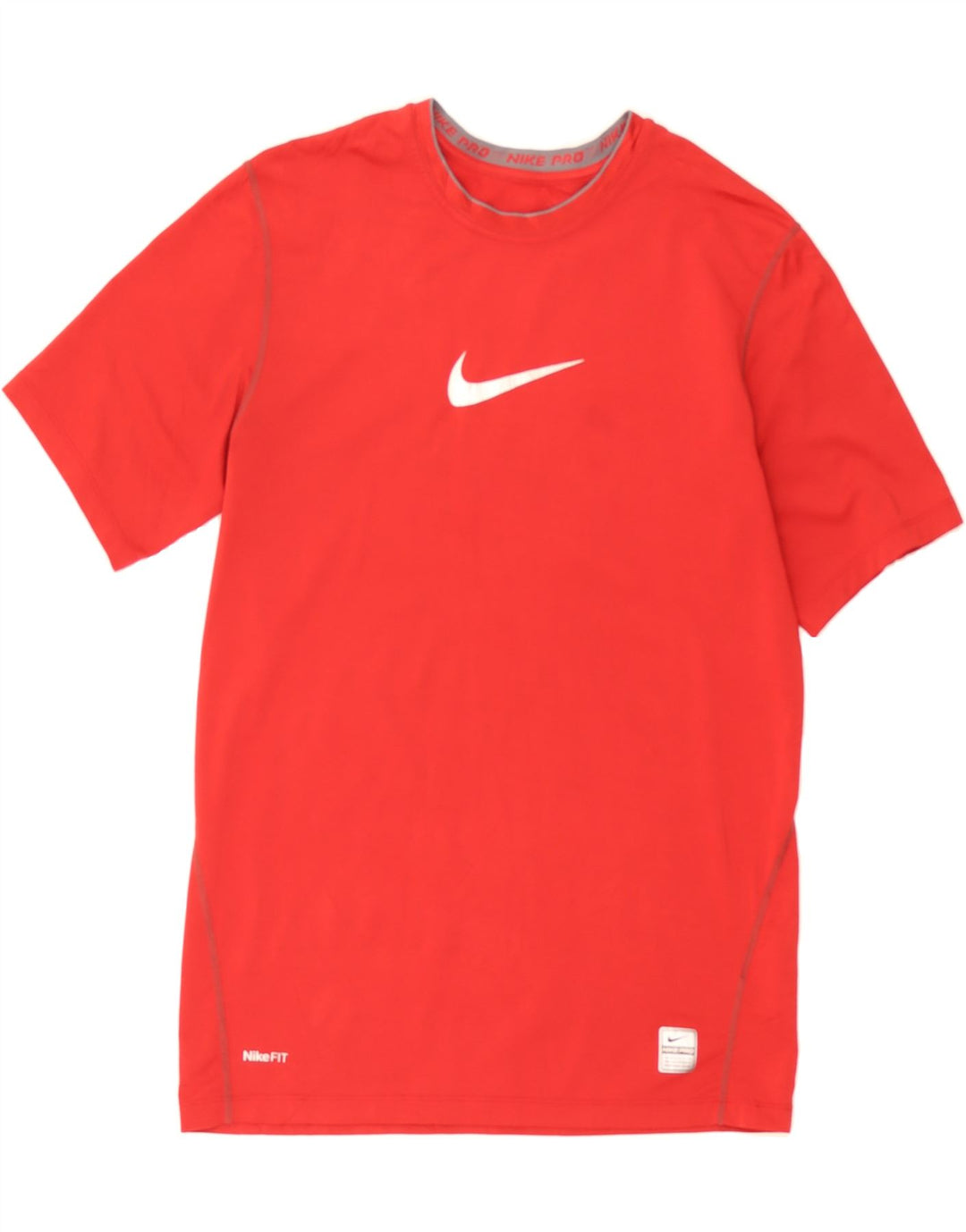 NIKE Womens T-Shirt Top US 14/16 Large Red Polyester Vintage Nike and Second-Hand Nike from Messina Hembry 