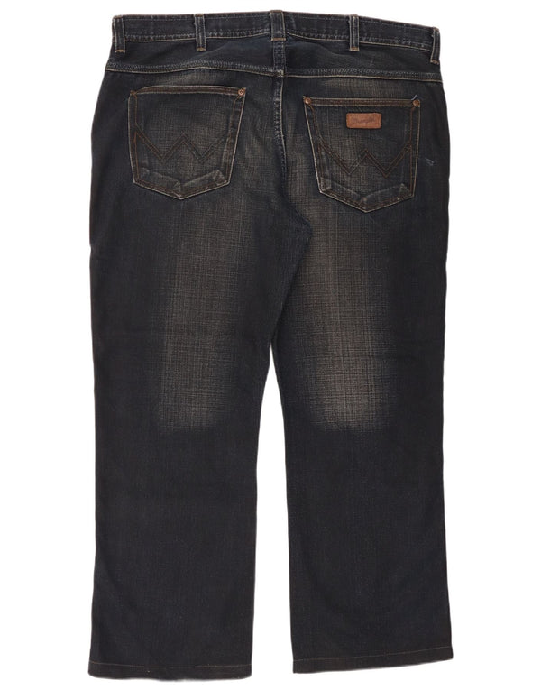 Jeans dritti da uomo Wrangler Roxboro W38 L28 cotone blu navy