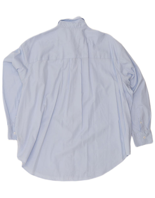 Abito camicia oversize da donna Marks & Spencer UK 20 2XL cotone blu