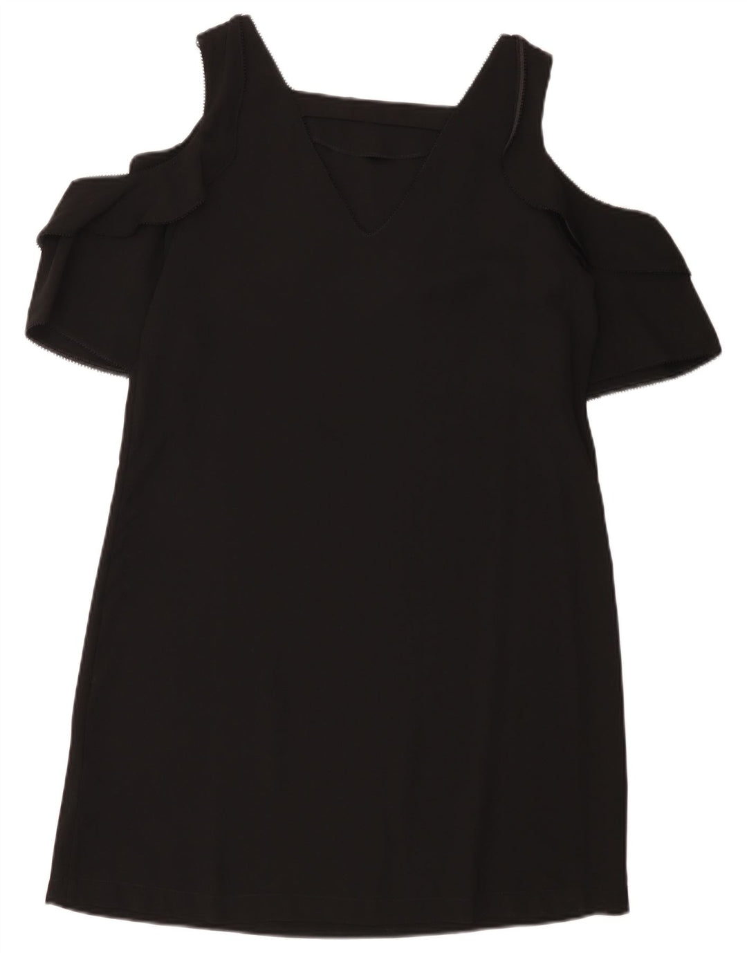 Abito da donna con spalle scoperte Successivo UK 12 Poliestere nero medio