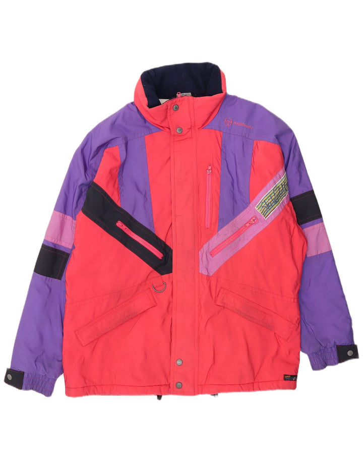 Giacca da sci da uomo Sergio Tacchini UK 44 2XL Poliammide color block rosso