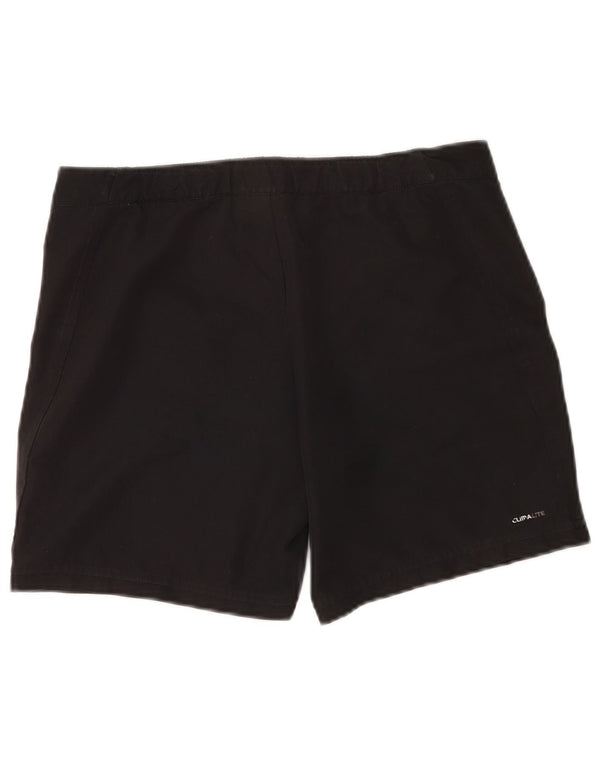 Pantaloncini sportivi Adidas Climalite da donna UK 12 medio poliestere nero