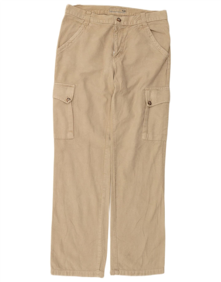 SERGIO TACCHINI Pantaloni cargo dritti da uomo IT 48 Medio W32 L32 Beige