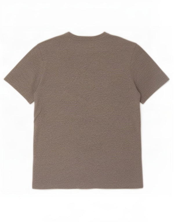 T-shirt grafica da uomo Reebok Top Small in cotone chiazzato grigio