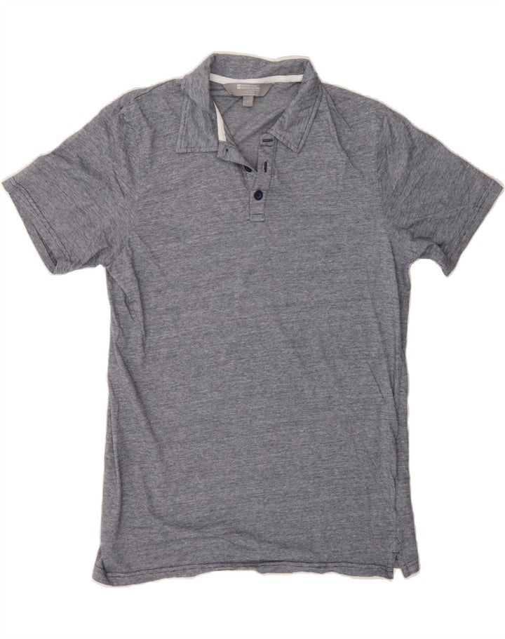 MOUNTAIN WAREHOUSE Mens Polo Shirt Medium Navy Blue Pinstripe Cotton Vintage Mountain Warehouse and Second-Hand Mountain Warehouse from Messina Hembry 