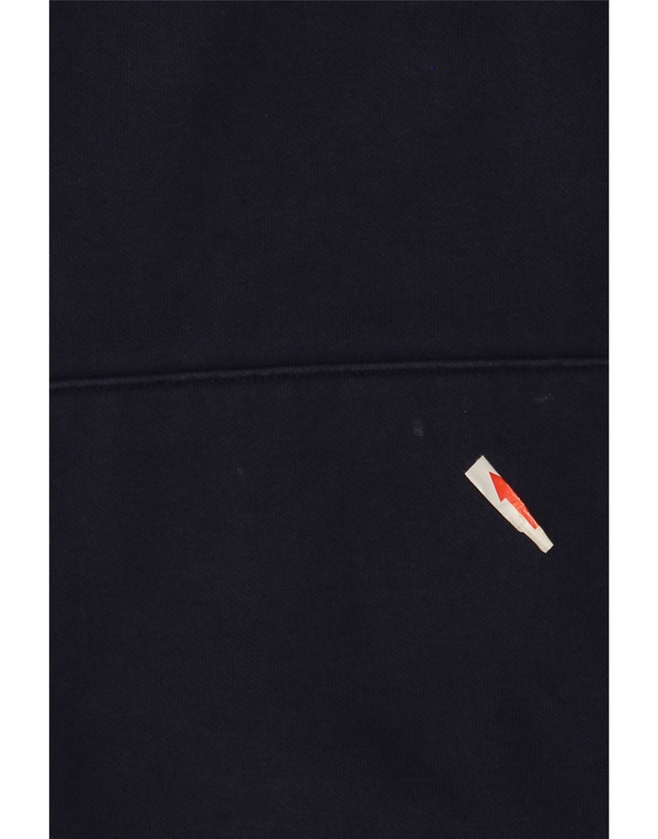 Felpa con cappuccio grafica da uomo Puma media cotone blu navy