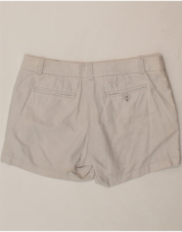 J. CREW Womens Chino Shorts US 10 Large W32 Off White Cotton Vintage J. Crew and Second-Hand J. Crew from Messina Hembry 