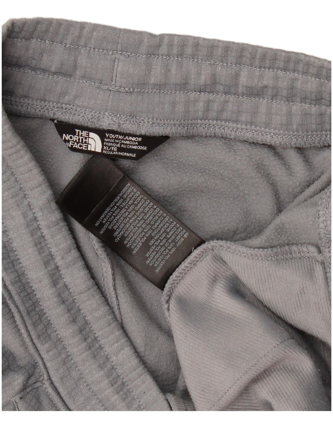 Pantaloncini sportivi grafici per ragazzi THE NORTH FACE 14-15 anni XL poliestere grigio