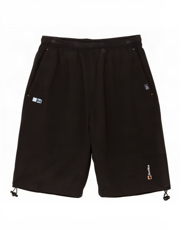 Pantaloncini sportivi da uomo Lotto XL neri