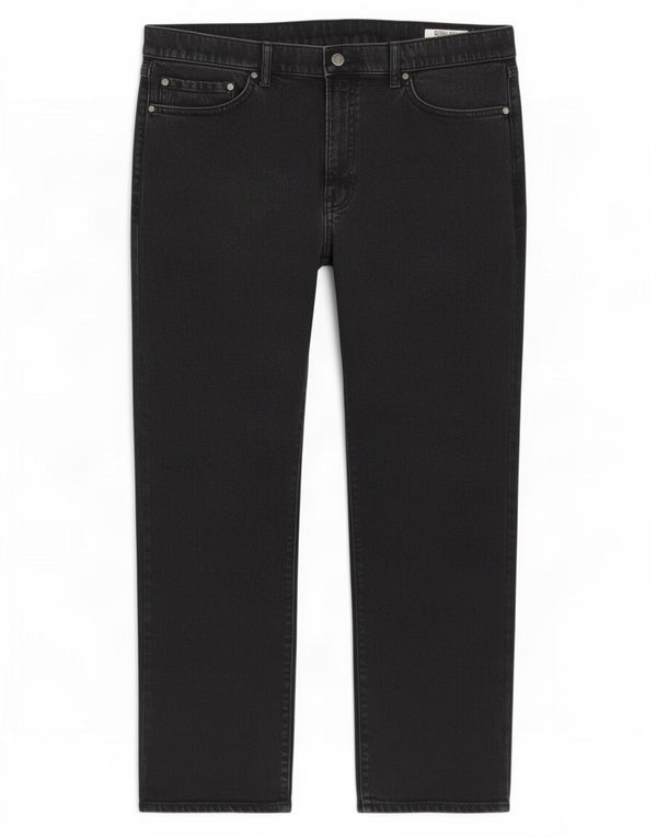 Marks & Spencer Mens Straight Jeans W38 L29 Black Cotton
