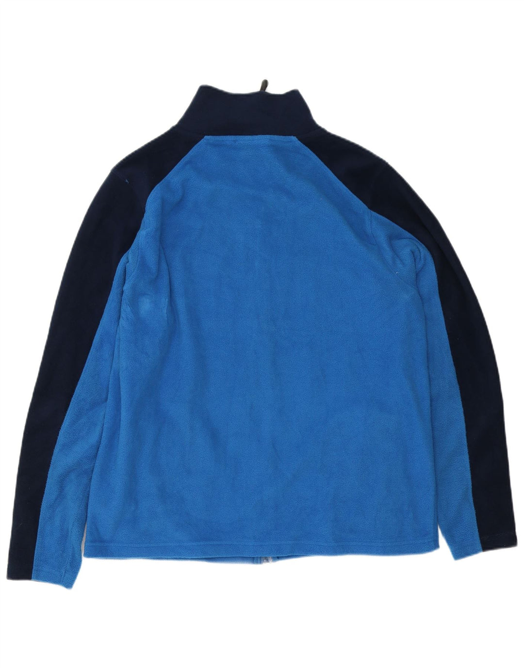 Giacca in pile da uomo Pierre Cardin UK 40 Large Blu Colourblock Poliestere