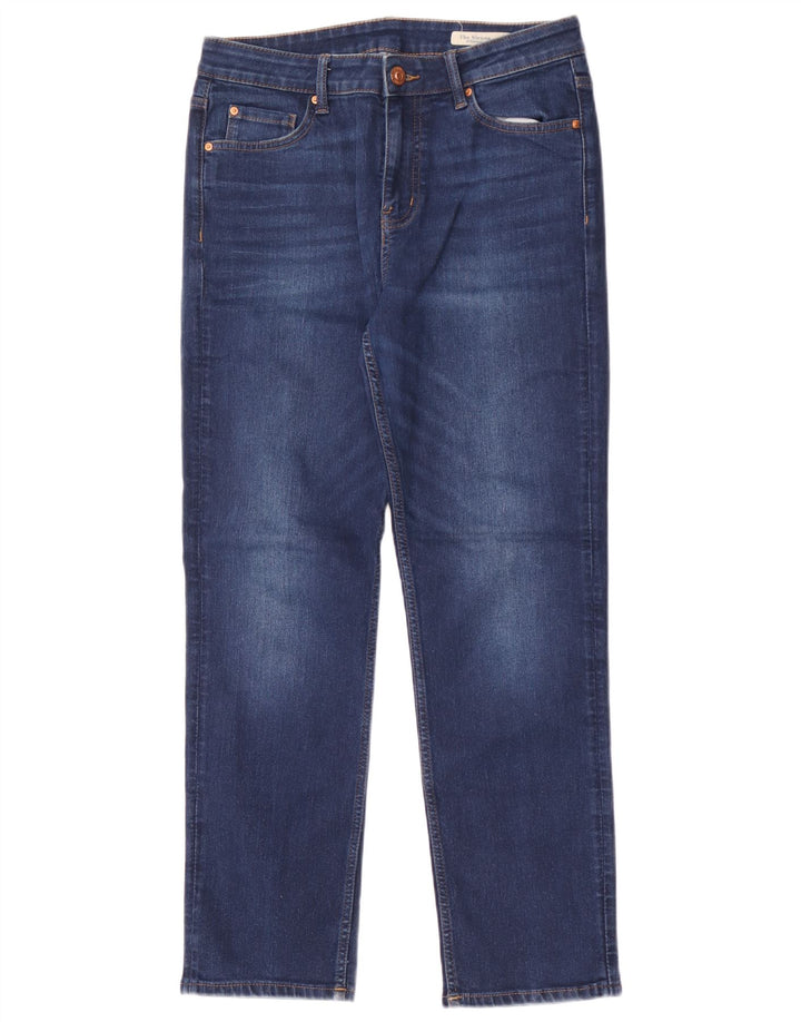 Jeans dritti Marks & Spencer da donna The Sienna UK 12 medio W30 L29 blu
