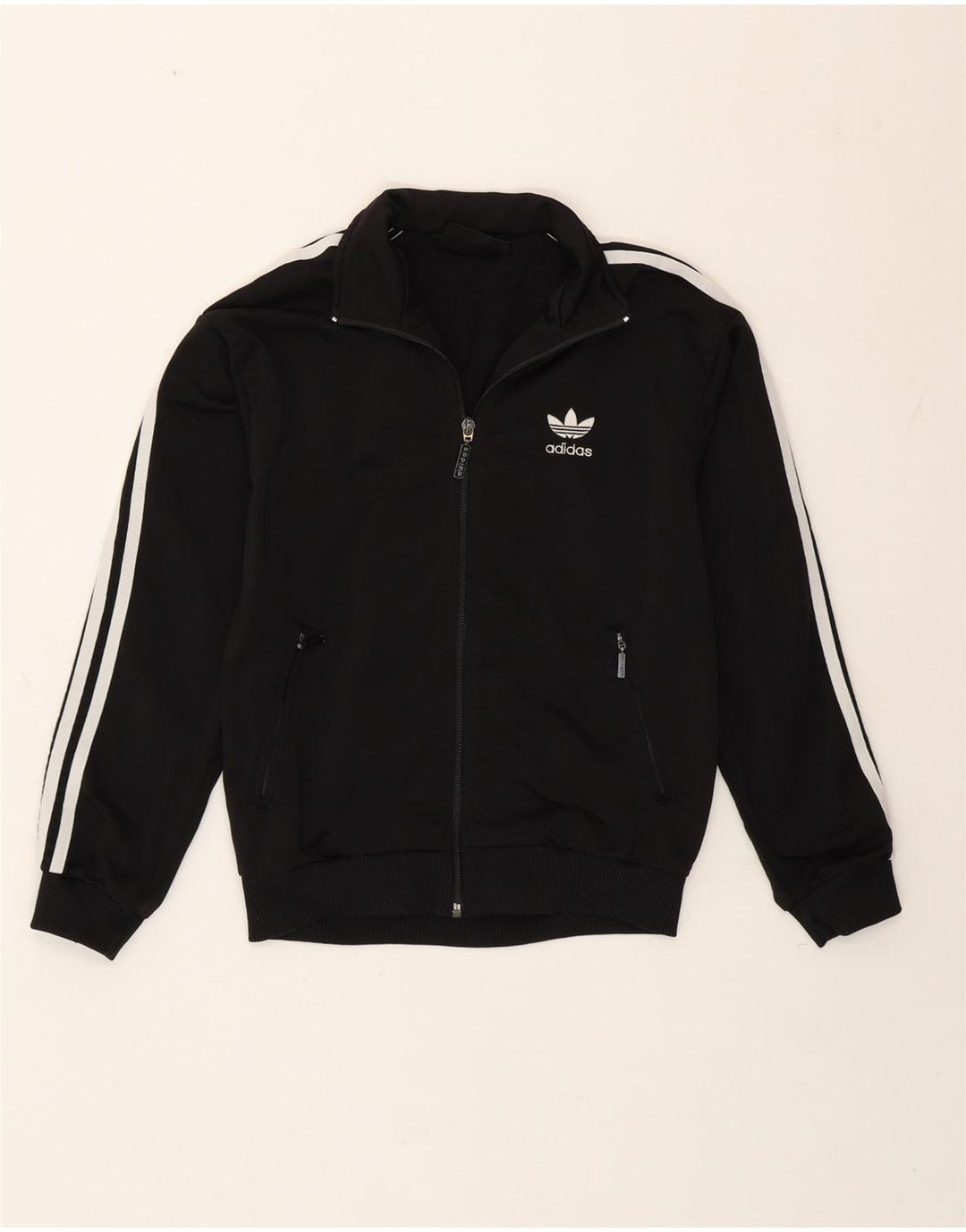 Giacca da tuta da ragazzo Adidas 11-12 anni in poliestere nero