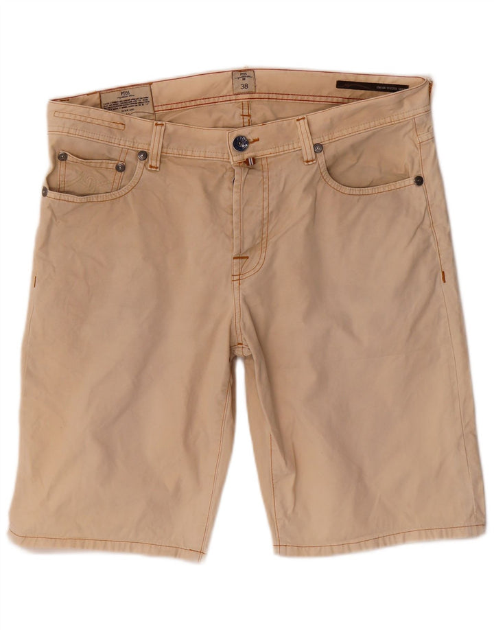 Pantaloncini casual da uomo PT05 W38 XL Cotone beige