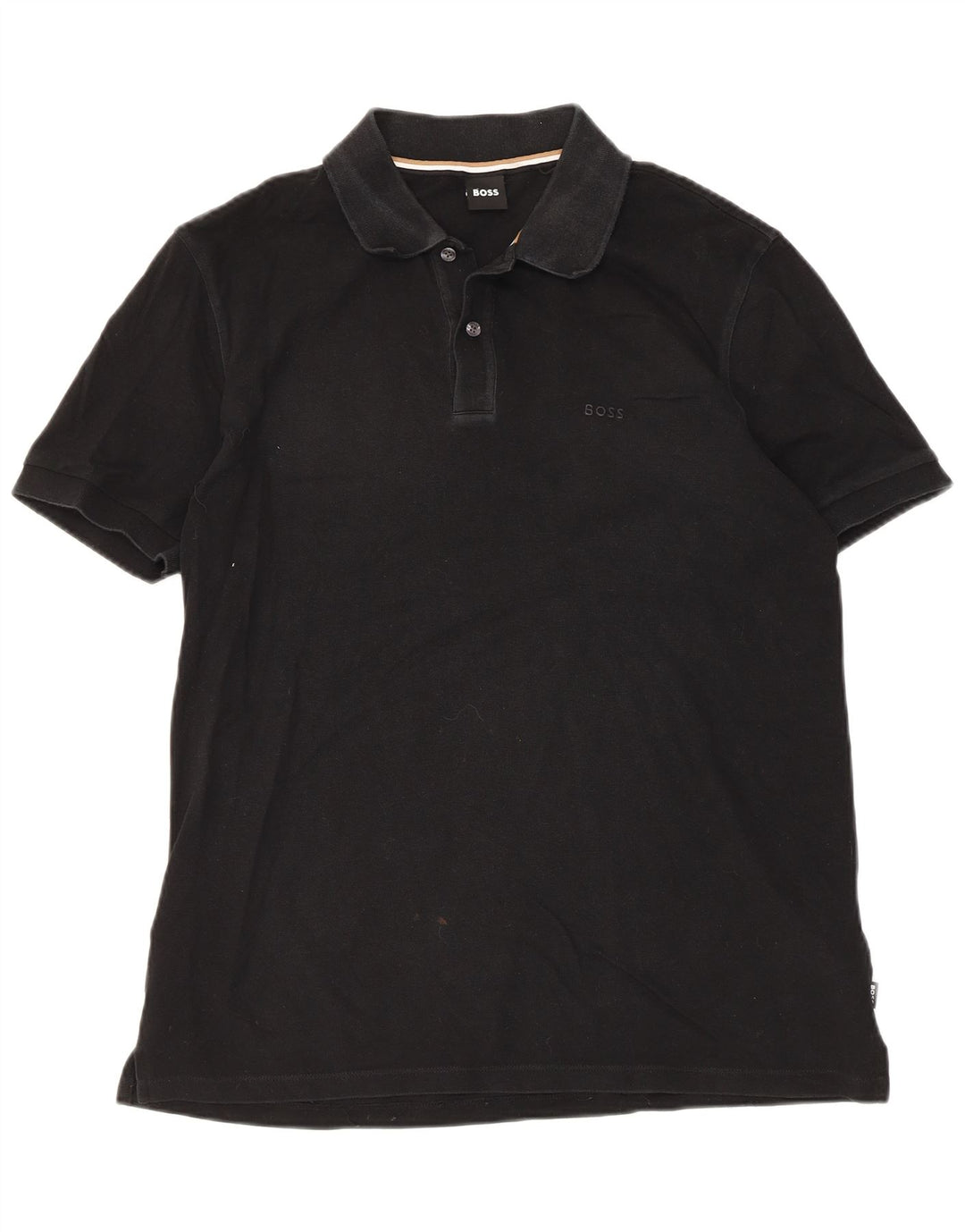 Polo da uomo Hugo Boss XL in cotone nero