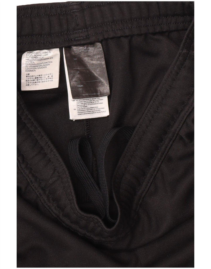 Pantaloni da tuta ADIDAS Climalite da uomo piccoli in poliestere nero