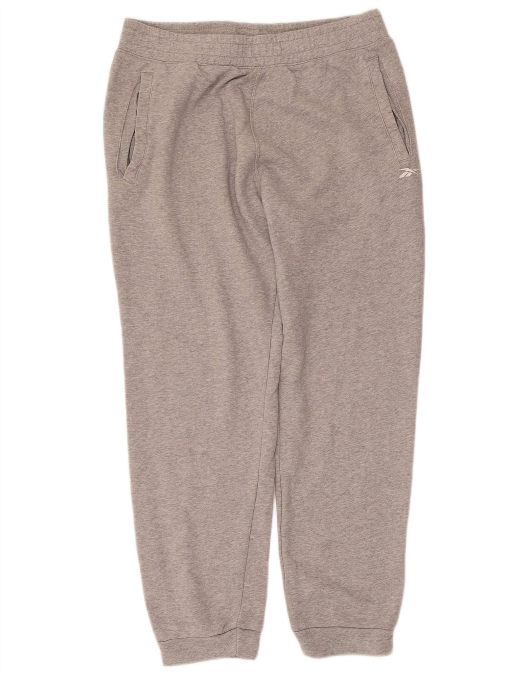 Pantaloni da tuta da uomo Reebok Joggers in cotone chiazzato grigio medio