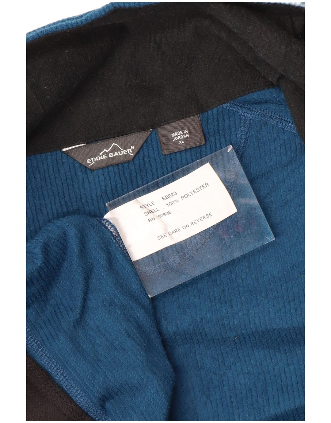Giacca in pile da donna EDDIE BAUER UK 18 XL poliestere blu