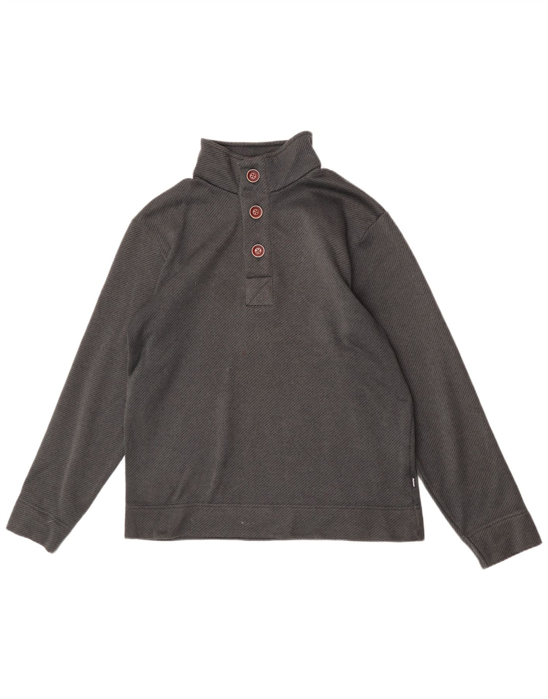 Felpa da uomo Rohan con bottoni e collo, maglione, poliestere grigio medio