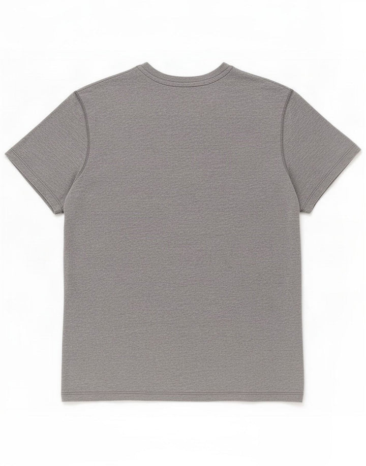 T-shirt da uomo Fat Face Top grande grigio cotone