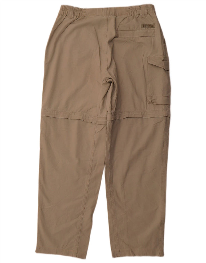 Pantaloni cargo dritti da donna COLUMBIA medi W30 L29 cotone beige