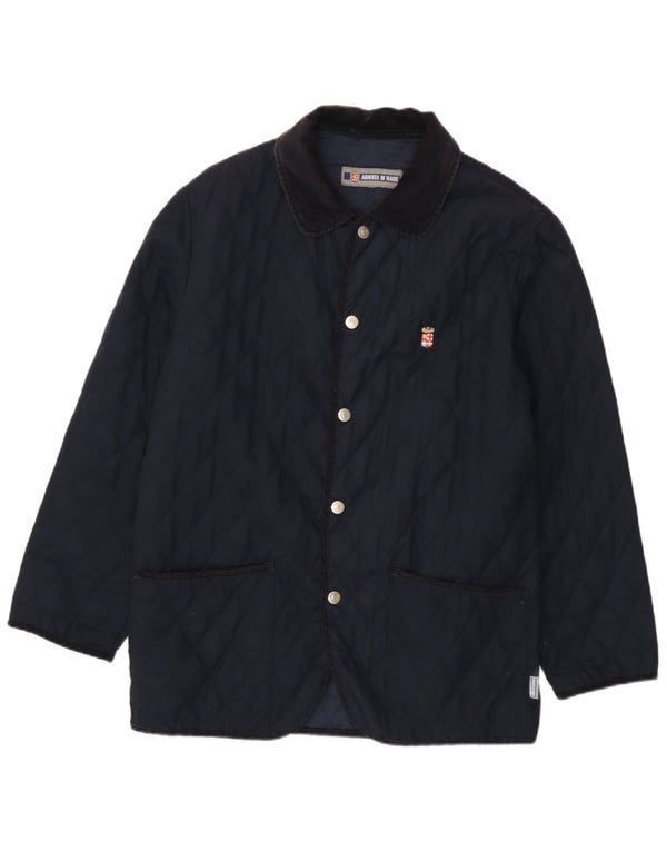 Giacca trapuntata da uomo Armata Di Mare UK 40 Large in poliestere blu navy