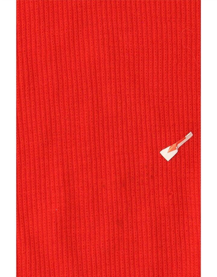 Maglione maglione girocollo da donna Les Copains UK 16 grande lana rossa