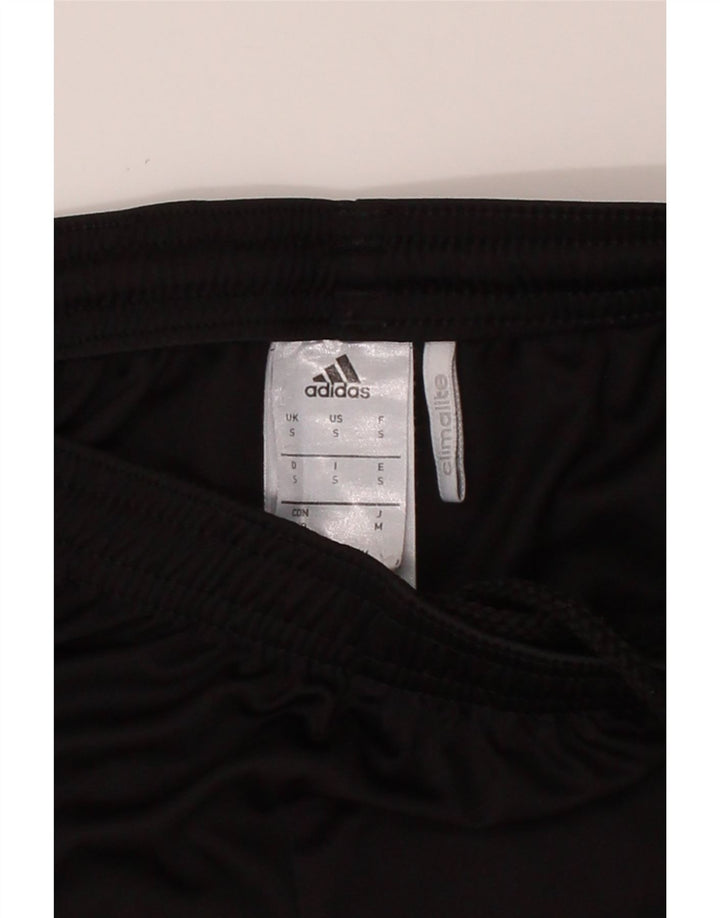 ADIDAS Boys Climalite Sport Shorts 9-10 Years Small Black Polyester Vintage Adidas and Second-Hand Adidas from Messina Hembry 