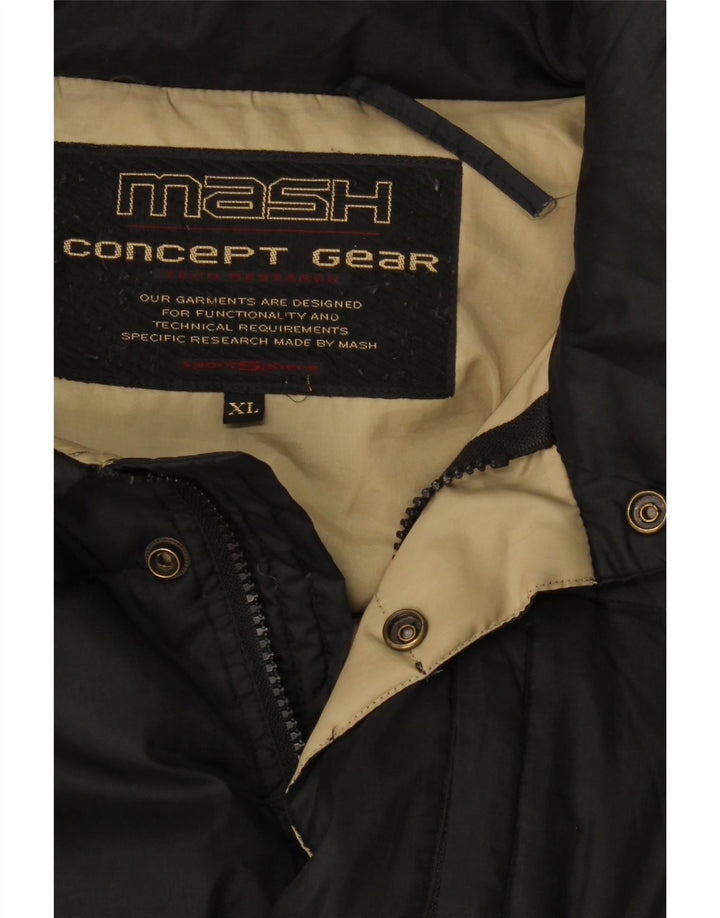 Giacca imbottita con cappuccio da uomo Mash UK 42 XL Nera