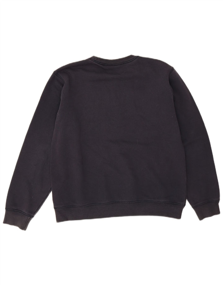 Felpa grafica da uomo Champion Felpa media in cotone blu navy