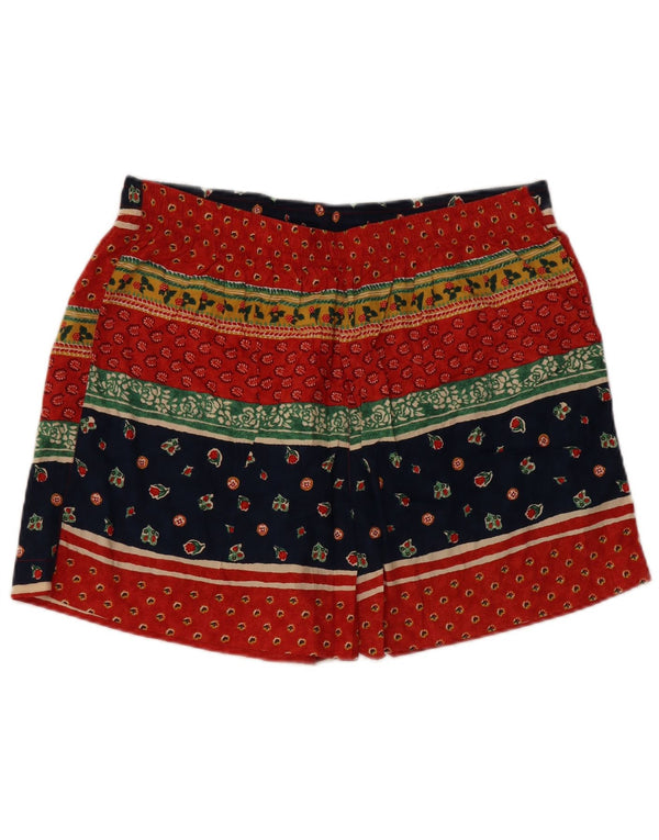 STEFANEL Costume da bagno uomo XL in cotone floreale multicolore