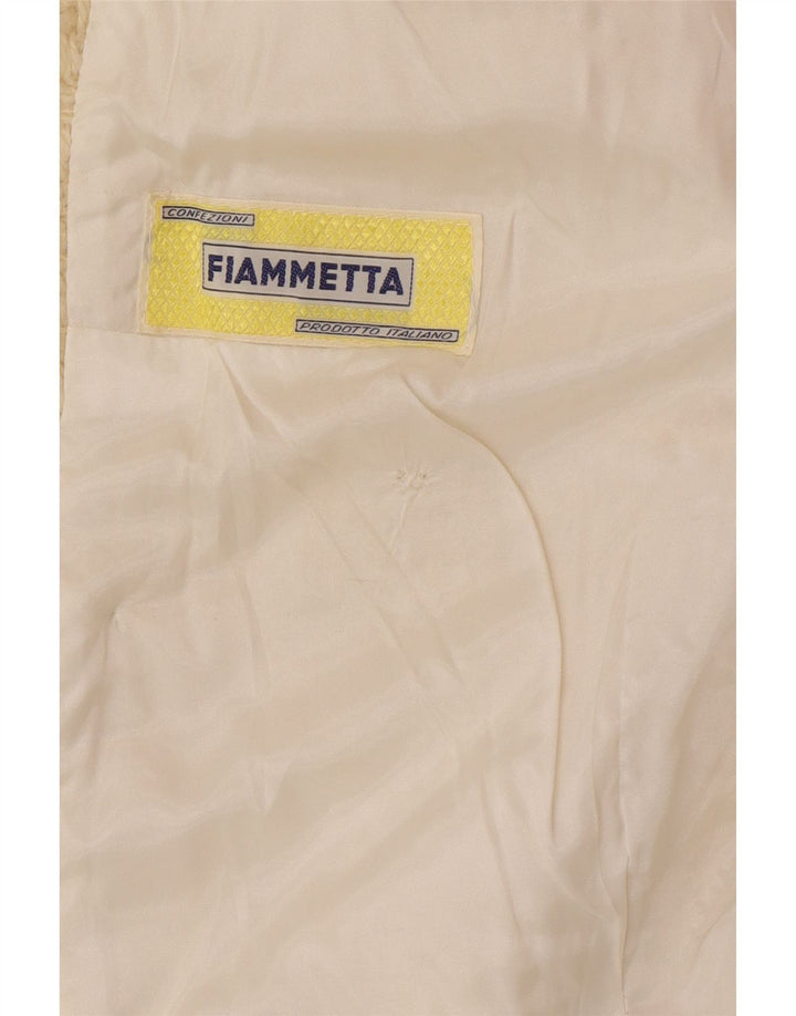 Cappotto doppiopetto vintage da donna UK 14 Beige medio