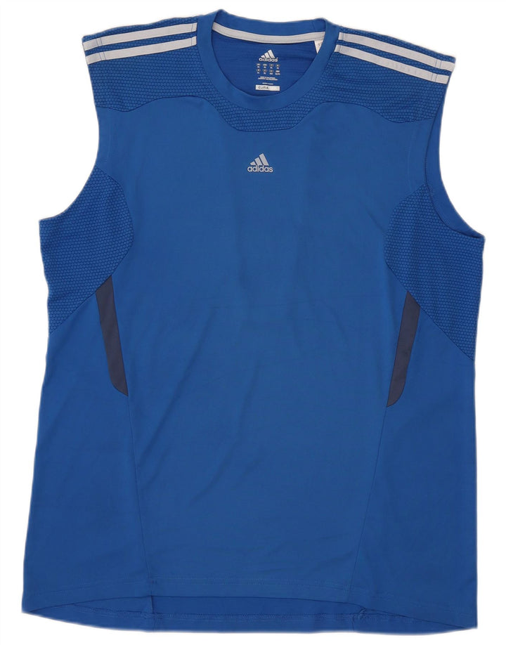 Canotta Adidas Climacool da uomo XL blu color block