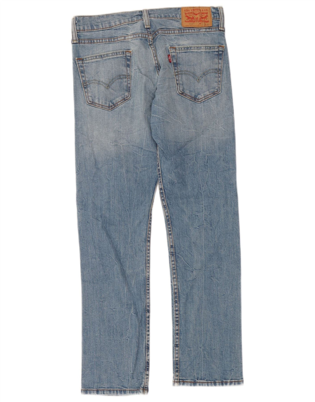 Levi's Uomo 504 Jeans dritti W30 L30 Cotone Blu