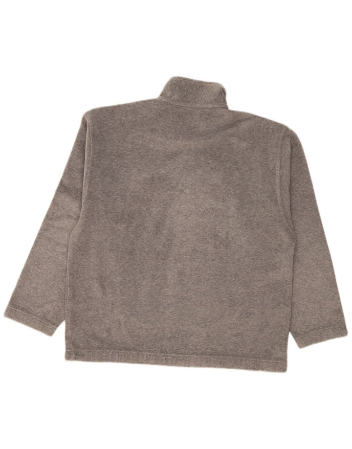 Maglione in pile da uomo con zip sul collo Sergio Tacchini grande grigio