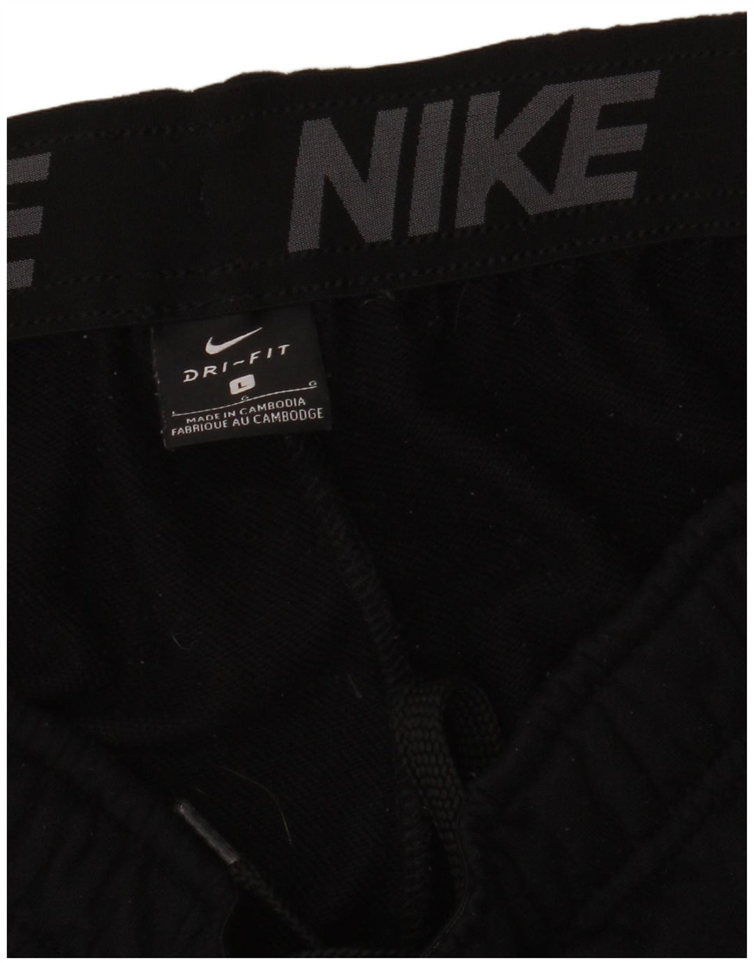 Pantaloni da tuta Nike Dri Fit da uomo, pantaloni da jogging, grandi, in poliestere nero