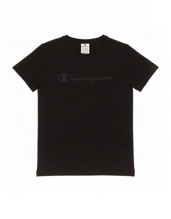 T-shirt grafica da donna Champion Top UK 6 XS Nera