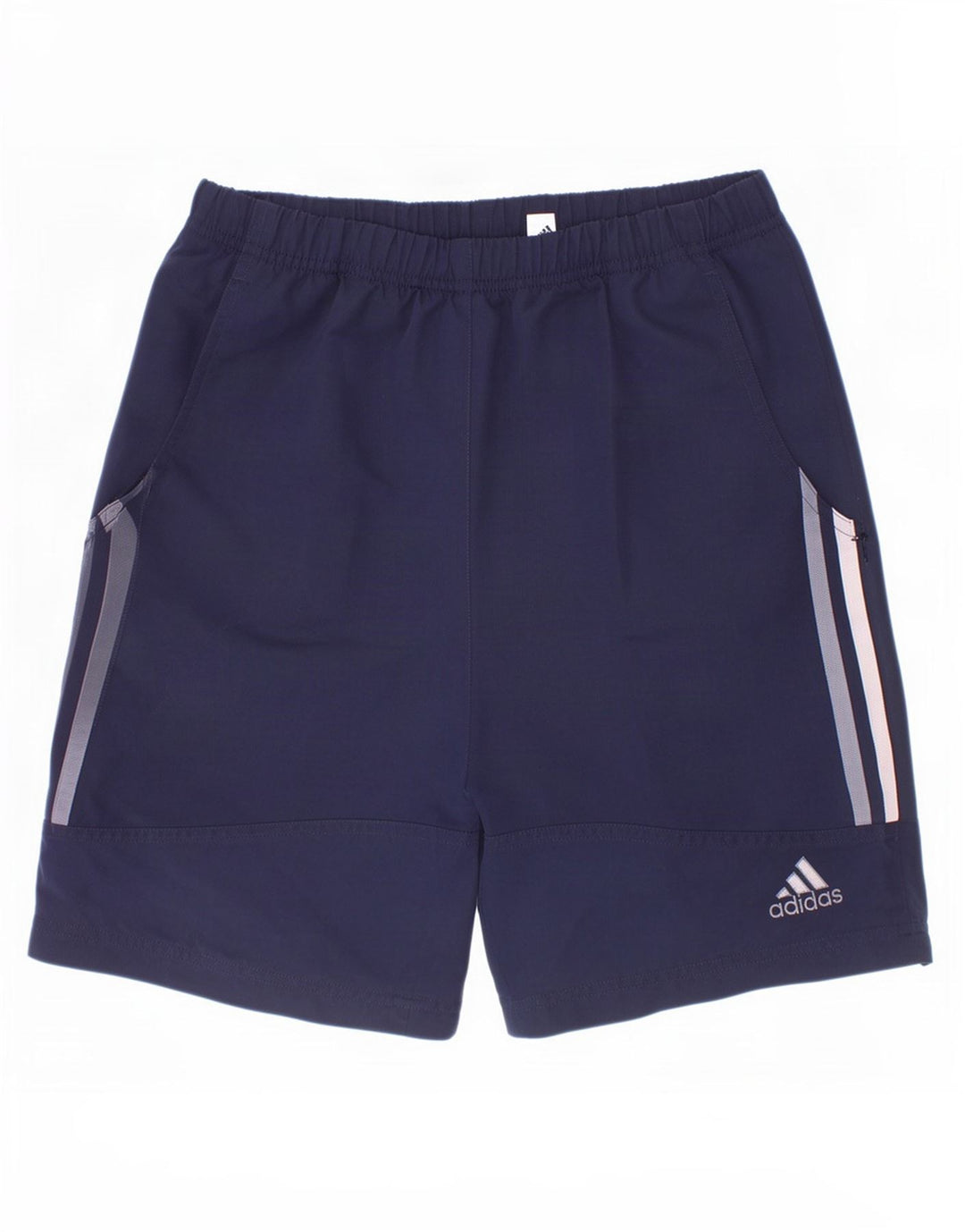 Pantaloncini sportivi Adidas da ragazzo 11-12 anni in poliestere blu navy