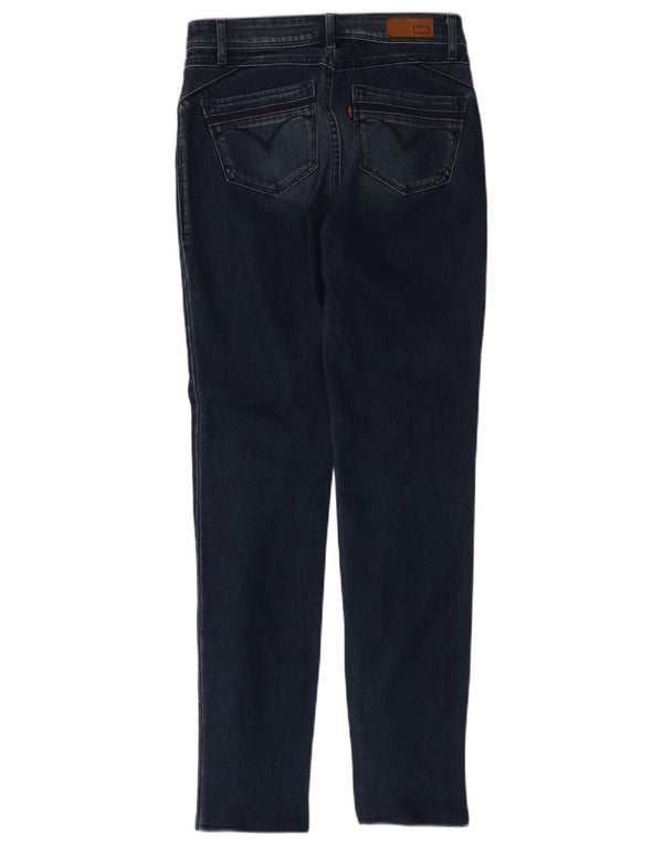 Jeans skinny Levi's Demi Curve a vita media da donna W26 L29 cotone blu navy