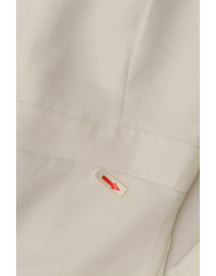 Tuta senza spalline da donna Zara UK 8 Small Poliestere bianco