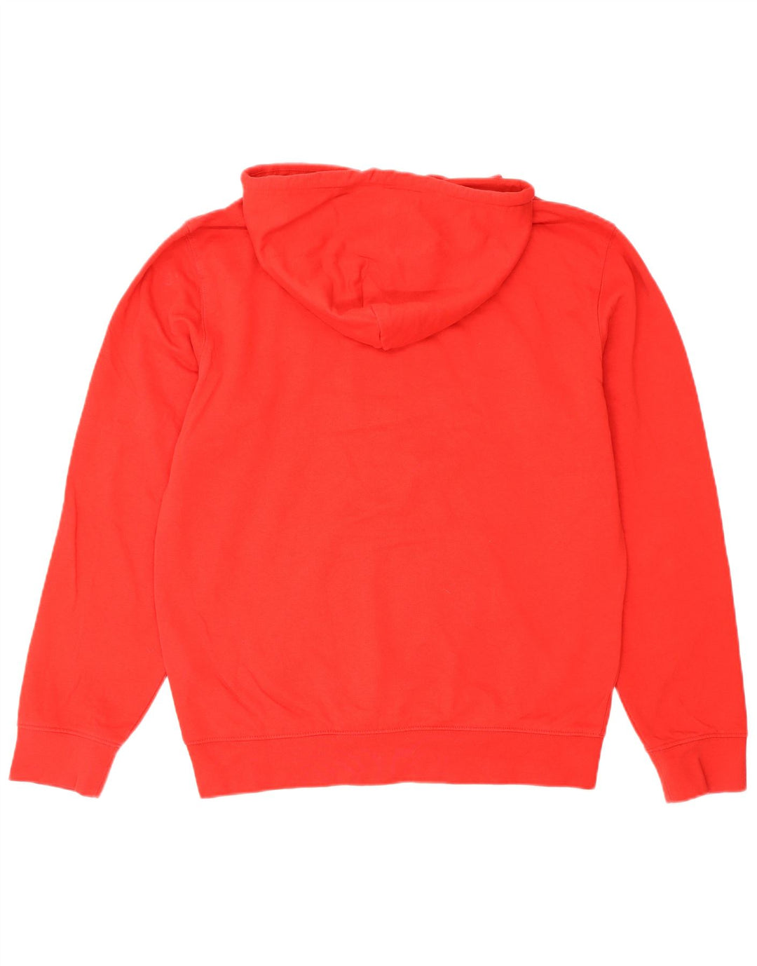 Maglione con cappuccio grafico da uomo Champion in cotone rosso medio