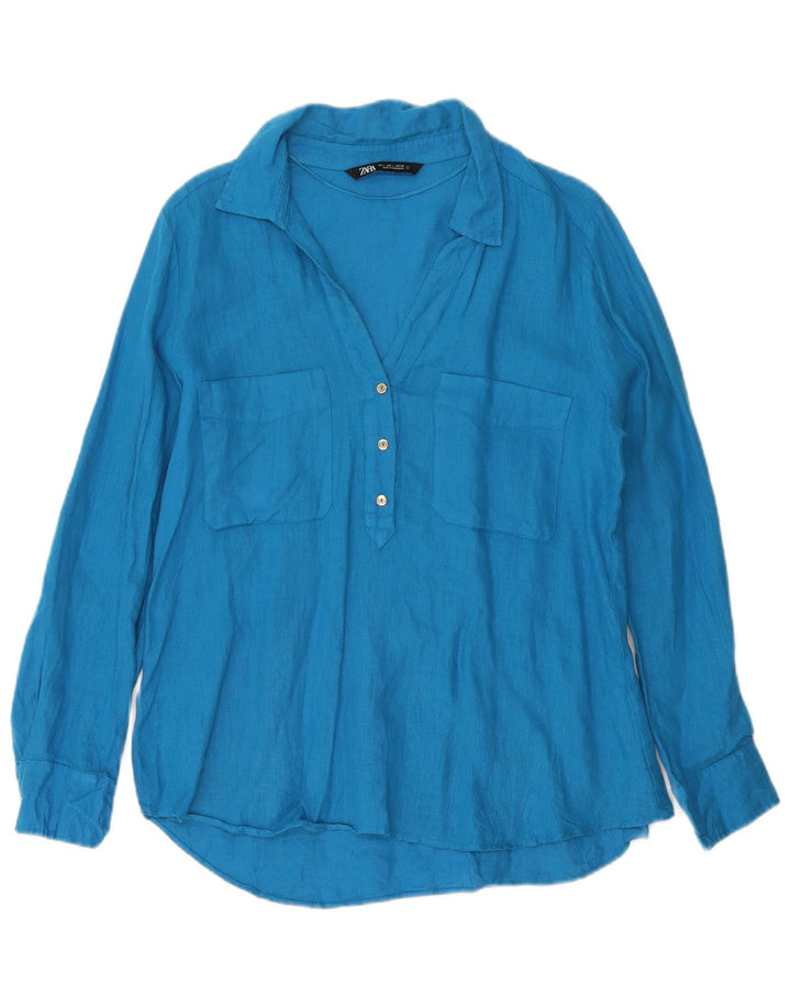 Maglia pullover da donna ZARA UK 16 grande blu