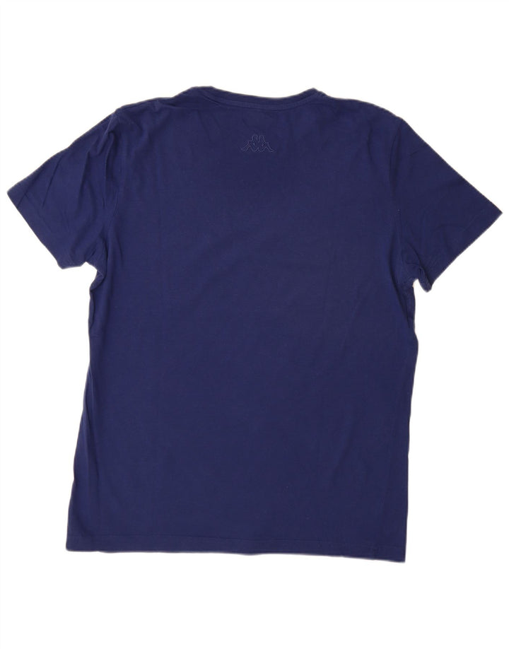 T-shirt grafica da uomo KAPPA Top XL Blu navy