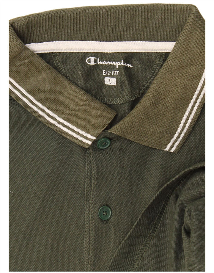Polo Champion da uomo Easy Fit grande color kaki