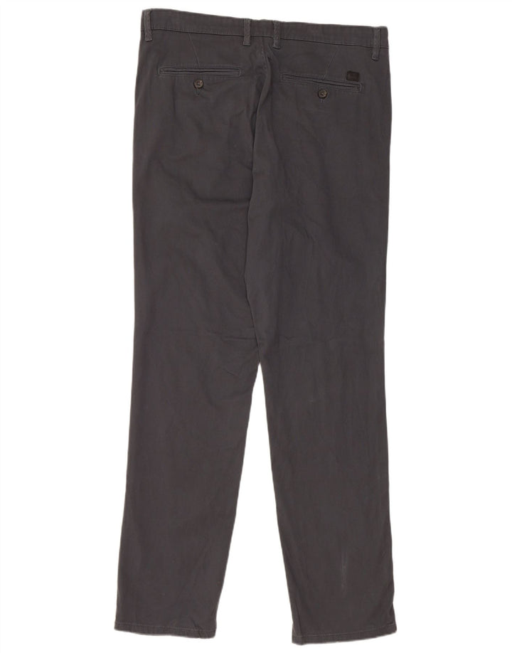 JACK & JONES Pantaloni chino slim da uomo W32 L32 in cotone grigio