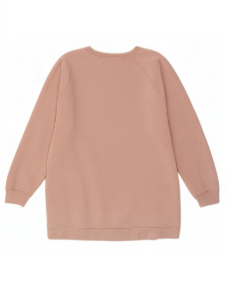Felpa da donna Marks & Spencer UK 14 grande cotone rosa