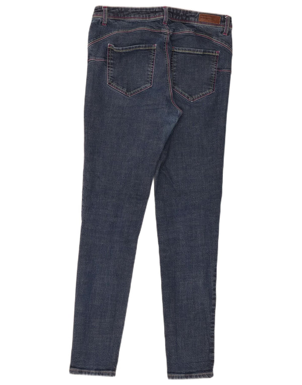 Jeans skinny da donna Benetton W31 L30 cotone blu navy